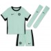 Camiseta Chelsea Axel Disasi #2 Tercera Equipación Replica 2023-24 para niños mangas cortas (+ Pantalones cortos)